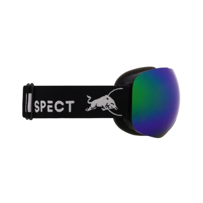 Lyžiarske okuliare RED BULL SPECT BENT-06GR3, black brown with green mirror 3