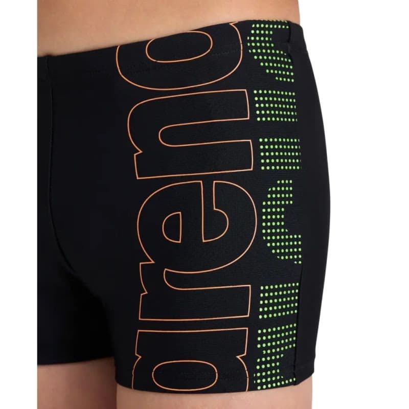 Juniorské plavecké boxerky ARENA BOYS SWIM SHORT GRAPHIC Black 548 2