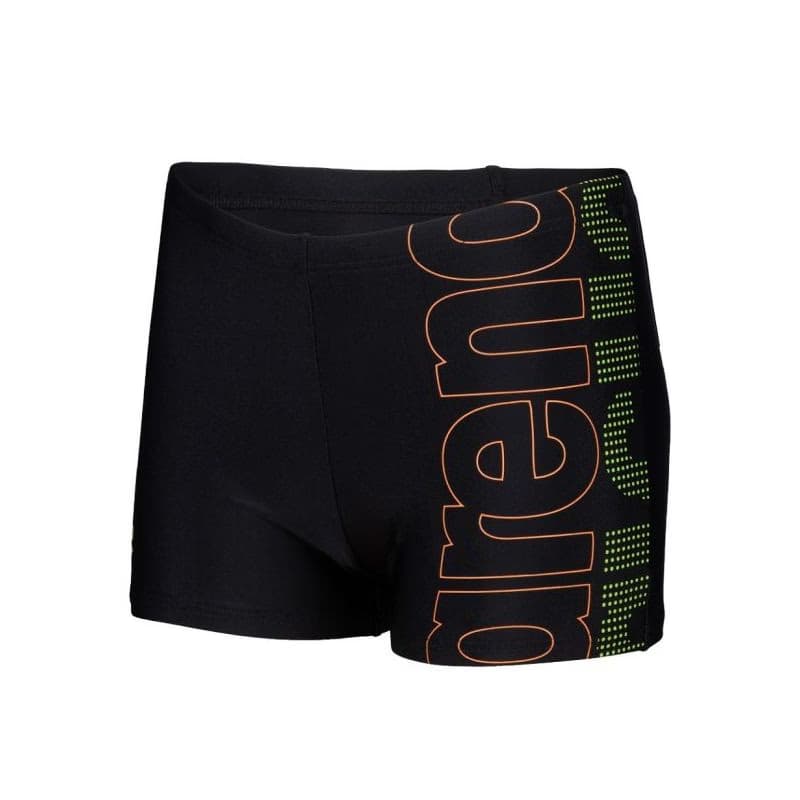 Juniorské plavecké boxerky ARENA BOYS SWIM SHORT GRAPHIC Black 548 4