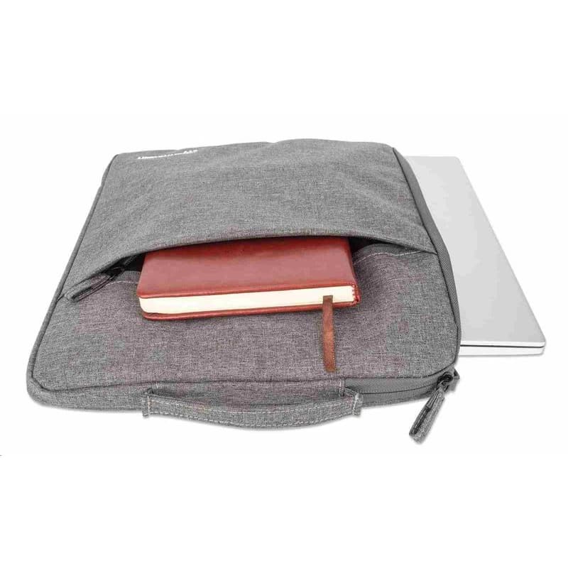 MANHATTAN Púzdro Seattle Notebook Sleeve 15.6", Vodeodolný, sivá