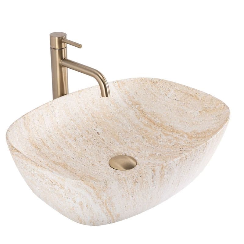 REA - Umývadlo na dosku Freja - Travertine Matt REA-U6689 4