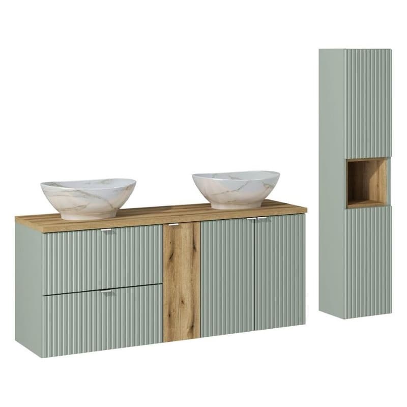 ArtCom Kúpeľňový komplet LINE Reed Green 140/3