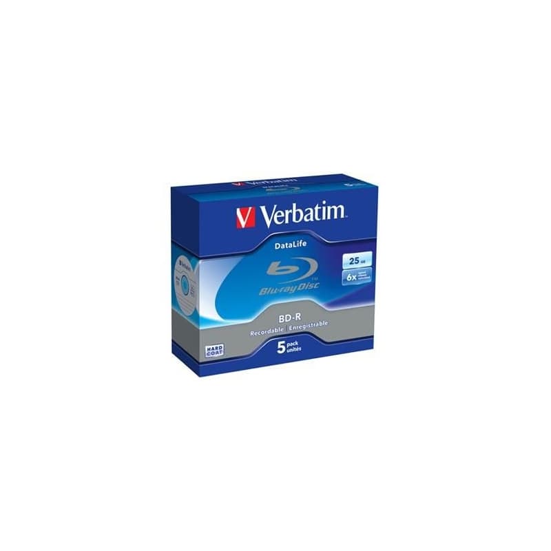 Verbatim BD-R, Datalife, 25GB, šperk box, 43836, 6x, 5-pack 3