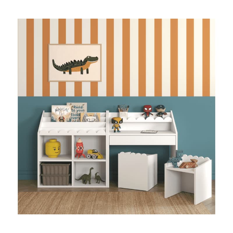 ArtBel Písací stolík Book Nook | biela 3
