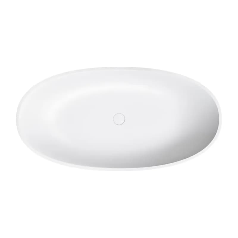 OMNIRES - SHELL M+ voľne stojaca vaňa, 148 x 75 cm, biela mat SHELL148WWBM 3