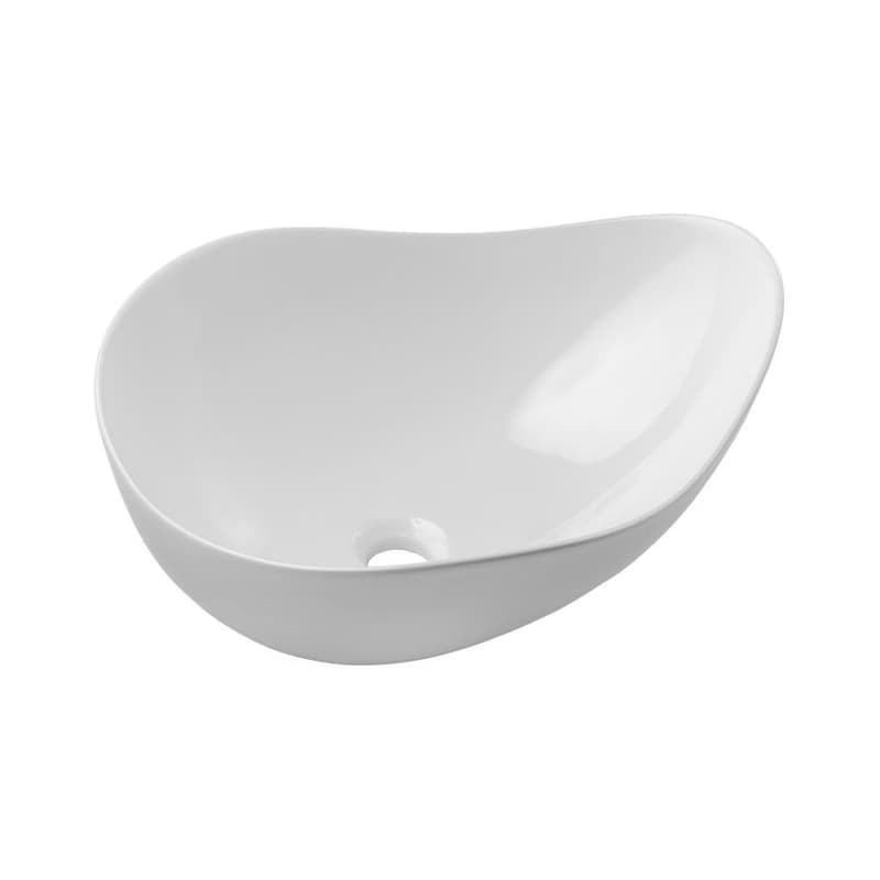 ArtCom Keramické umývadlo CLOUD E-6588 | biely lesk 51 x 39 cm