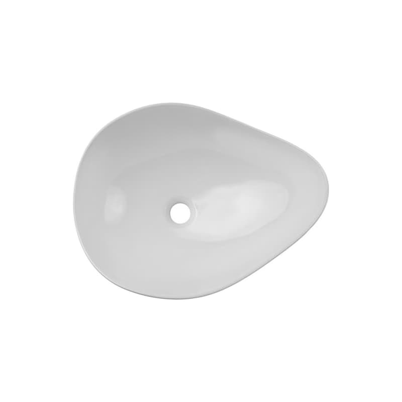 ArtCom Keramické umývadlo CLOUD E-6588 | biely lesk 51 x 39 cm 4