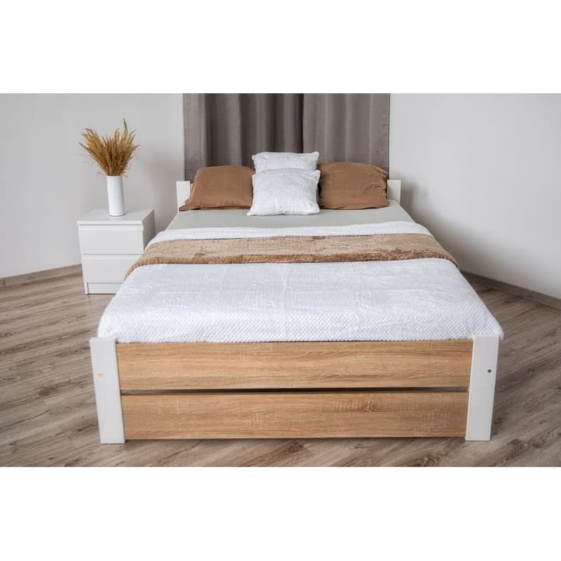 Elvisia Posteľ LEA s matracom a roštom | 90 x 200 cm Farba: dub sonoma 4