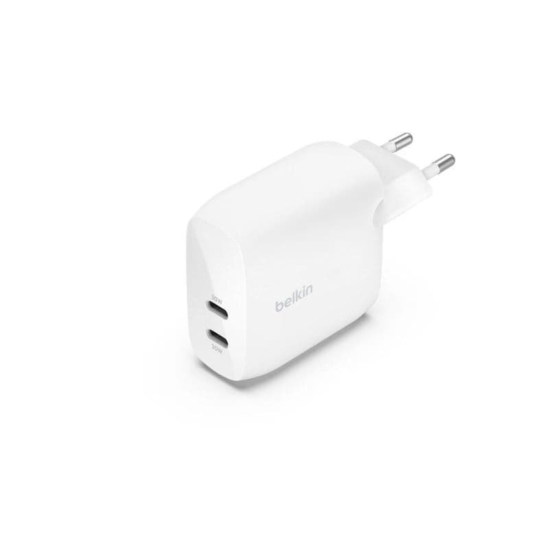 Belkin BOOST CHARGE™ Duálna 60W USB-C Power Delivery PPS nástenná nabíjačka, biela 1