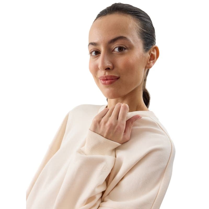 Dámska mikina 4F SWEATSHIRT-4FWSS24TSWSF1055-12S-CREME 2