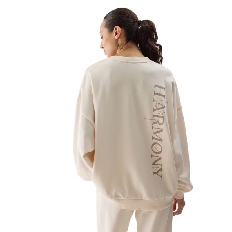 Dámska mikina 4F SWEATSHIRT-4FWSS24TSWSF1055-12S-CREME 4