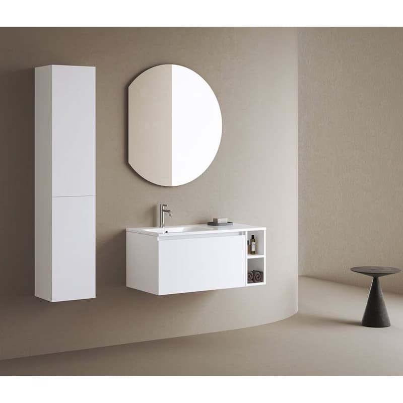 SAPHO - LOREA skrinka 100x46x51,5cm (80+20cm), ľavá, biela matná LE080-3131-L-01 5
