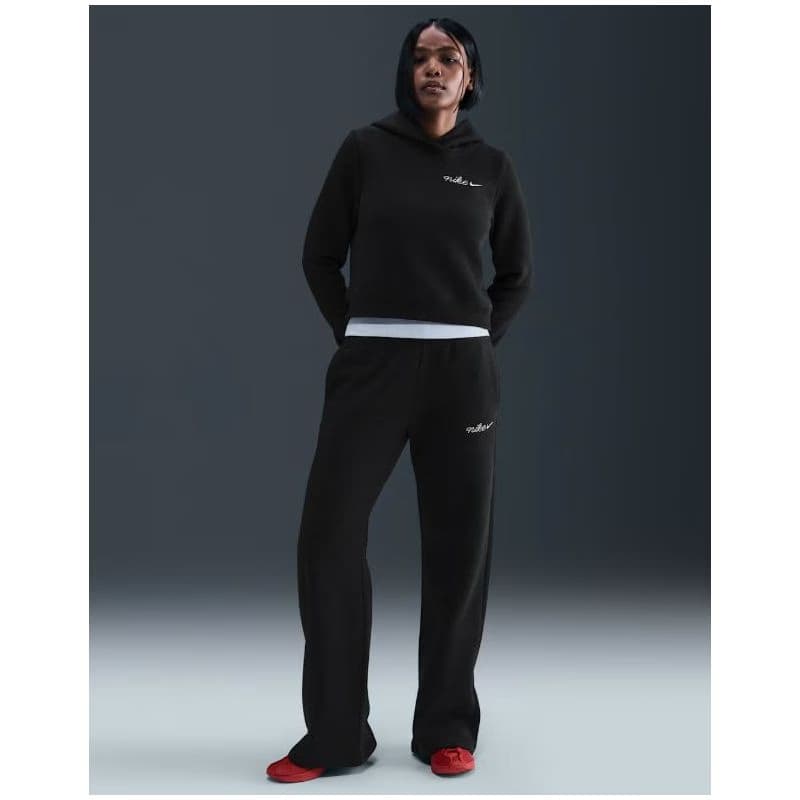 Dámske tepláky NIKE W NSW PHNX FLC STRGHT LEG PNT BLACK 2