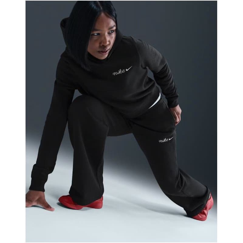 Dámske tepláky NIKE W NSW PHNX FLC STRGHT LEG PNT BLACK 4