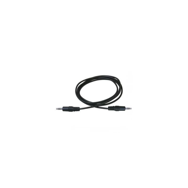 Audio kábel Jack (3.5mm) samec - Jack (3.5mm) samec, 1.5m, černý, Logo, DOPRADE 2