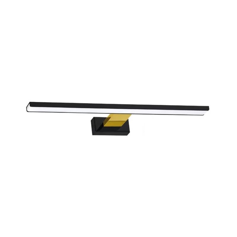 LED kúpeľňové osvetlenie zrkadla SHINE LED/13,8W/230V 60 cm IP44 čierna/zlatá ML7885