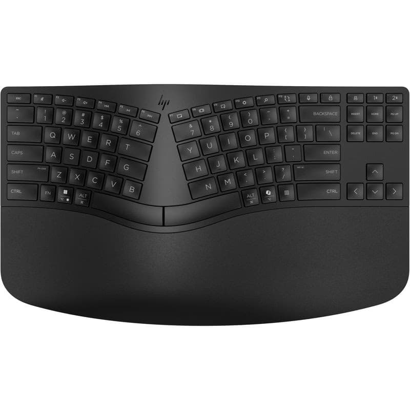 HP 960 Black Ergonomic Wireless Keyboard - bezdrôtová ergonomická klávesnica SK/SK 5