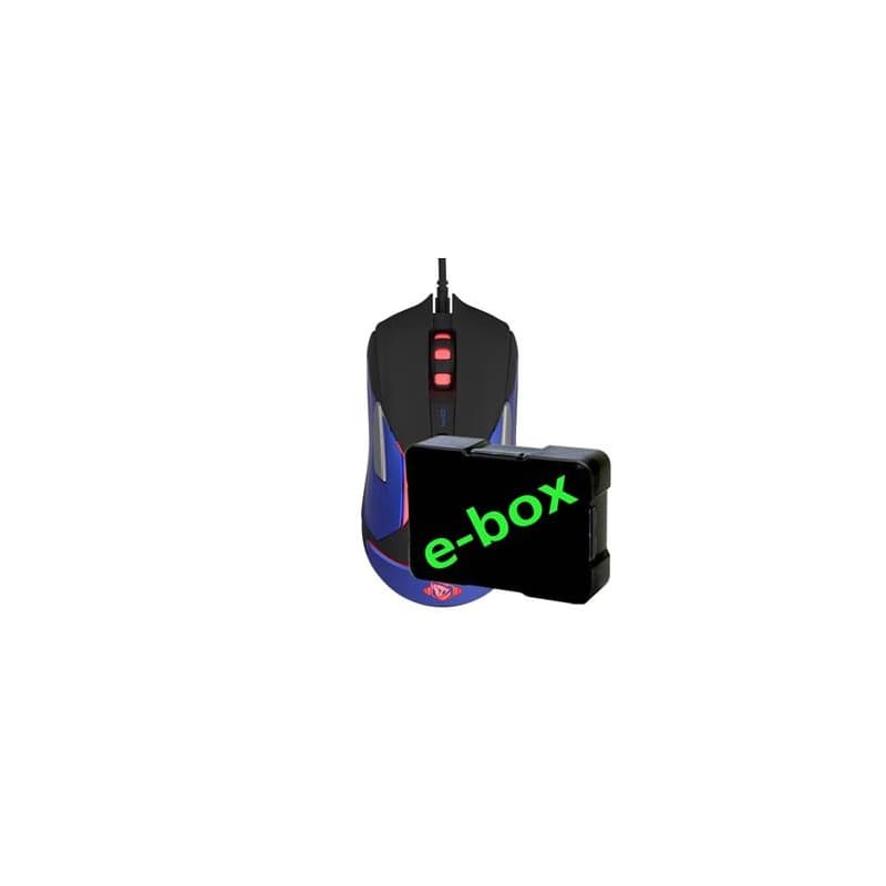 E-blue Auroza Gaming V2 Myš káblová, čierna, 5000DPI, e-box 1