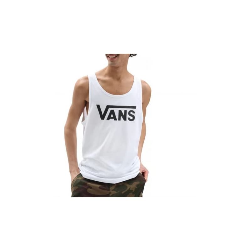 Pánske tričko s krátkym rukávom VANS CLASSIC TANK-WHITE-BLACK 1