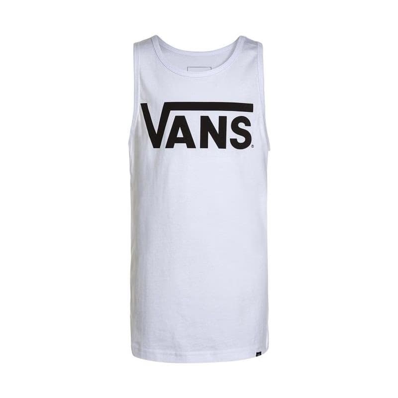 Pánske tričko s krátkym rukávom VANS CLASSIC TANK-WHITE-BLACK 3