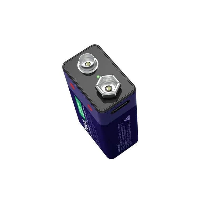 TRUST USB-C RECHARGEABLE BATTERY - 9V 2