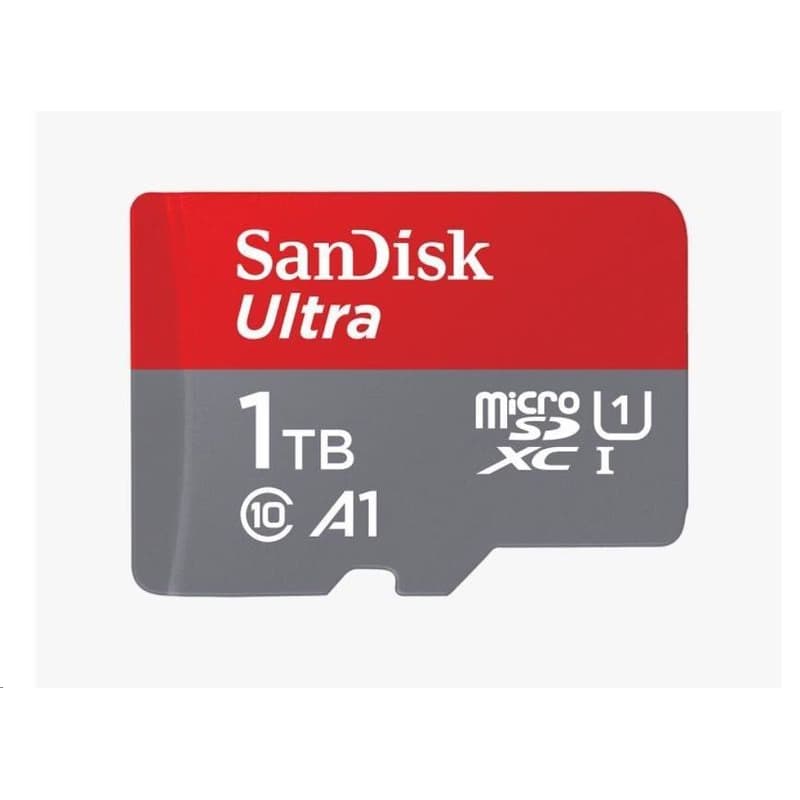 SanDisk Micro SDXC karta 1TB Ultra (150 MB/s, A1 Class 10 UHS-I) + adaptér 1