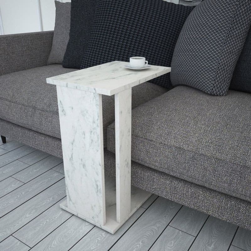 Príručný stolík / Odkladací stolík Pasific C - White, Black 6