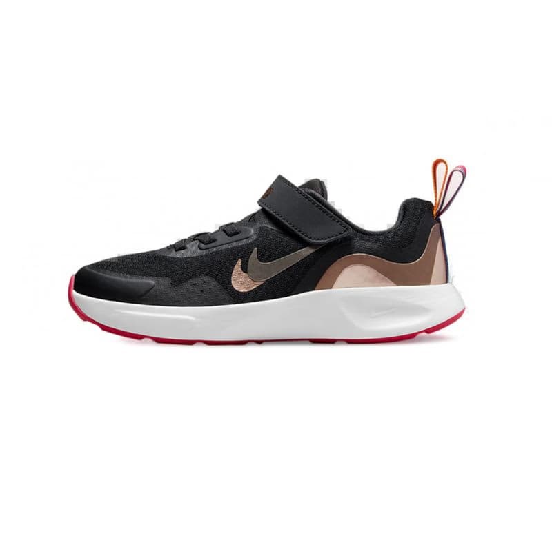 Detská rekreačná obuv NIKE WearAllDay off noir metallic pewter black 2