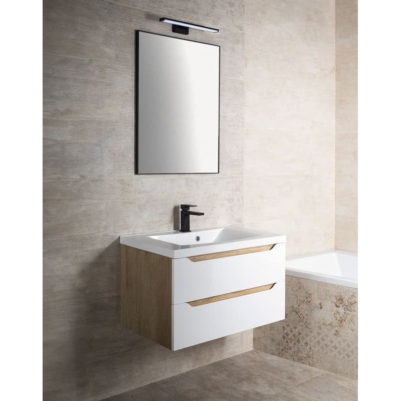 Sapho WAVE umývadlová skrinka 79,7x45x47,8cm, biela/dub Alabama SPH WA080-3022 4