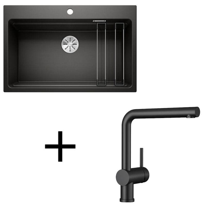 Blanco set Etagon 8 + Linus čierna matná čierna 1