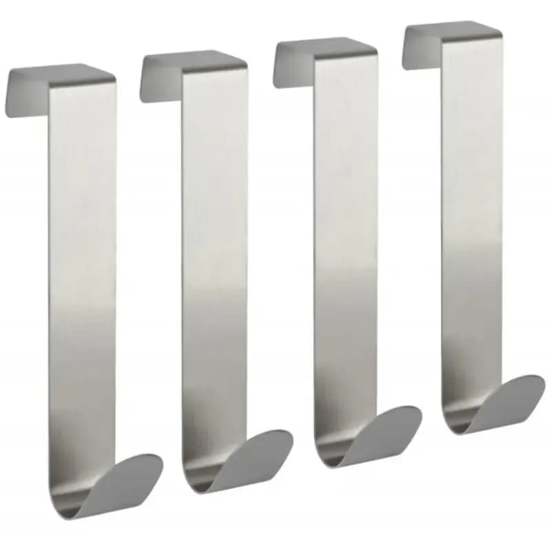 Vešiak na dvere 22x120 mm z nehrdzavejúcej ocele 4 ks