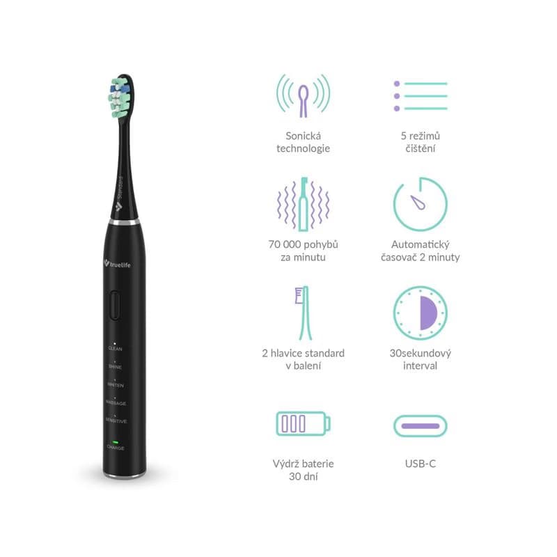 TrueLife SonicBrush Clean30 Black 4