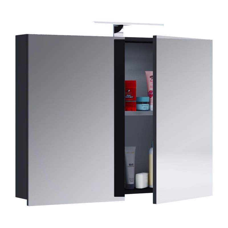 VCM LED zrkadlová skrinka 60 cm "VCB 1" čierna 1