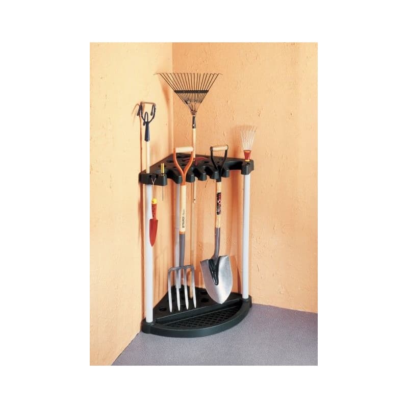 KETER Rohový regál na náradie GARDEN TOOL | čierny 4