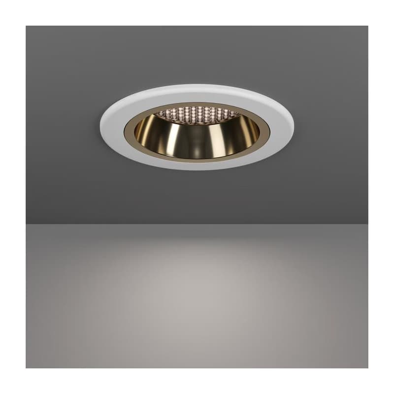 Eglo 902299-LED RGBW stmievateľné dymové podhľadové svietidlo YEBRA-Z LED/4,8W/230V IP44 biela/zlatá 902299 1