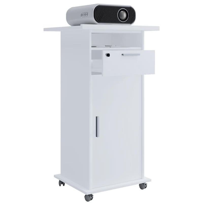 Stojan Beamer Neta s dvierkami, biely 1