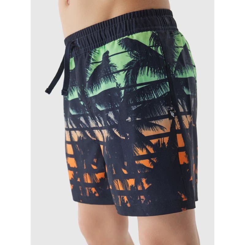Chlapčenské plavky 4F JUNIOR BOARD SHORTS-4FJWSS24UBDSM067-96S-MULTICOLOUR 6 3