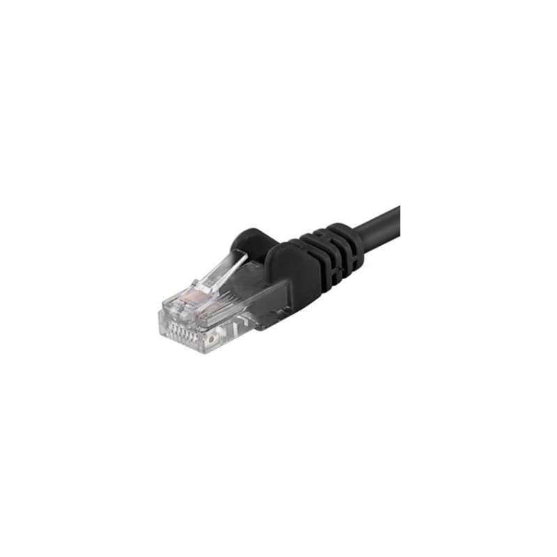PremiumCord Patch kábel UTP RJ45-RJ45 CAT6 1, 5m čierna 1