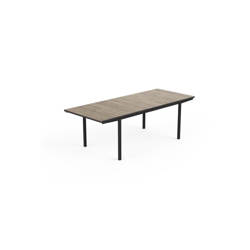 KETER Rozkladací záhradný stôl DEPORTO | 160-240cm ashwood / graphite 1