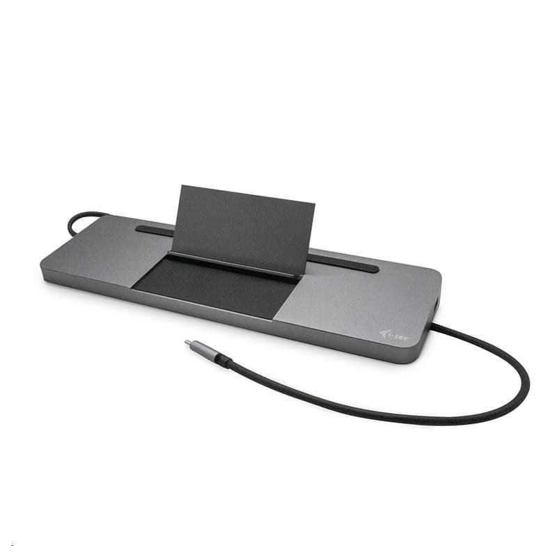 i-tec USB-C Metal Ergonomic 4K 3x Display Docking Station + Power Delivery 85 W 1