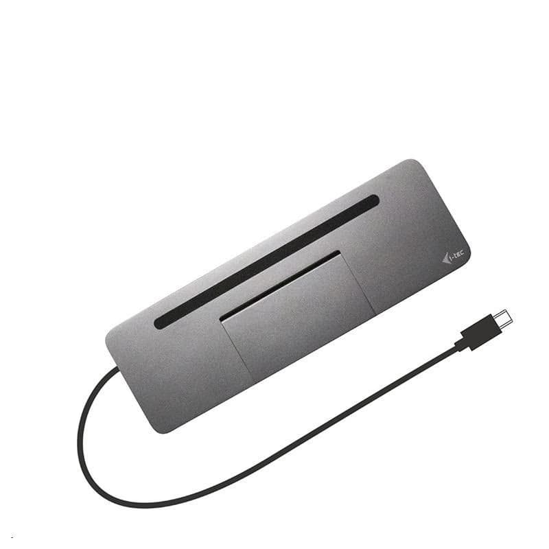 i-tec USB-C Metal Ergonomic 4K 3x Display Docking Station + Power Delivery 85 W 3
