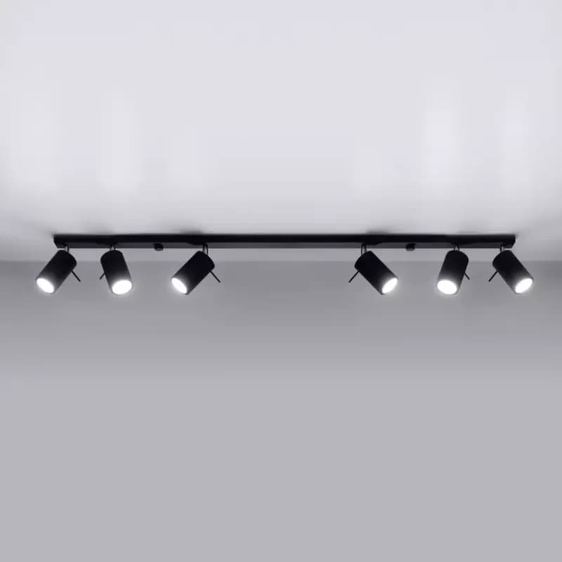 Stropná Lampa Oregon 6L BLACK A-334 1
