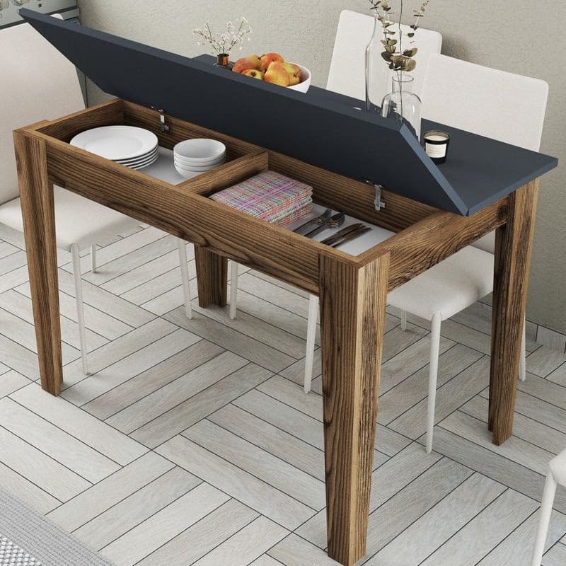 Kuchynský stôl Kiev 504 - Walnut, Anthracite 4