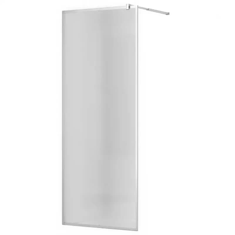 Sprchová stena Walk-in Blur 120x195 chróm