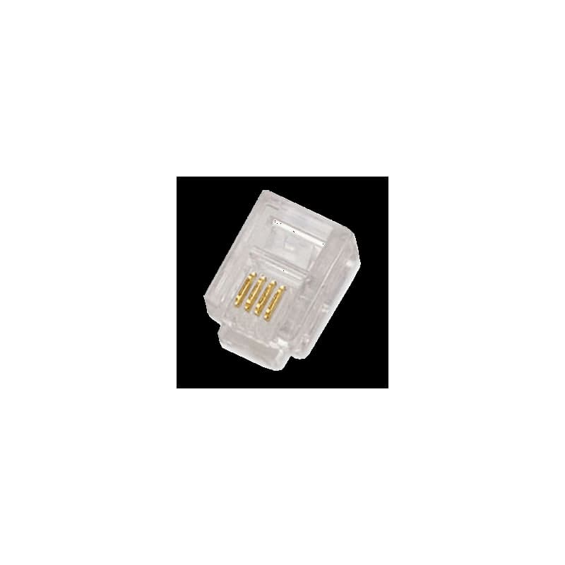 DATACOM Konektor RJ11 UTP lanko 6p4c bal.100ks 1