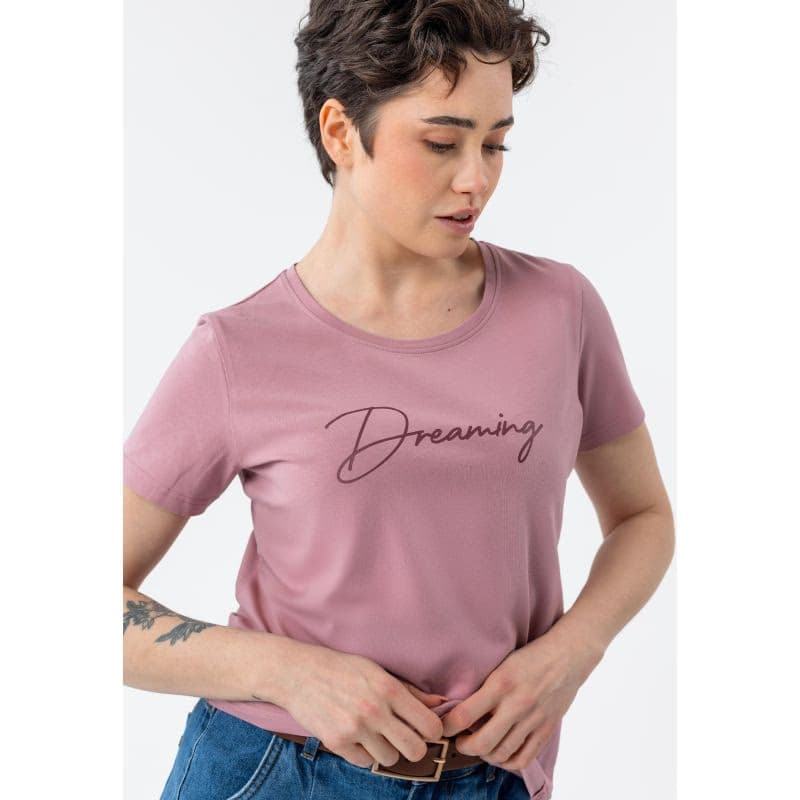 Dámske tričko s krátkym rukávom VOLCANO T-DECORE-PINK 3
