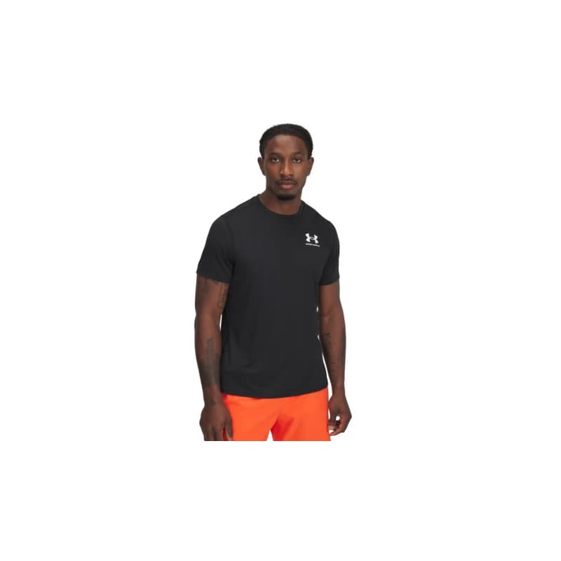 Pánske kompresné tričko s krátkym rukávom UNDER ARMOUR UA Heatgear Fitted SS-BLK
