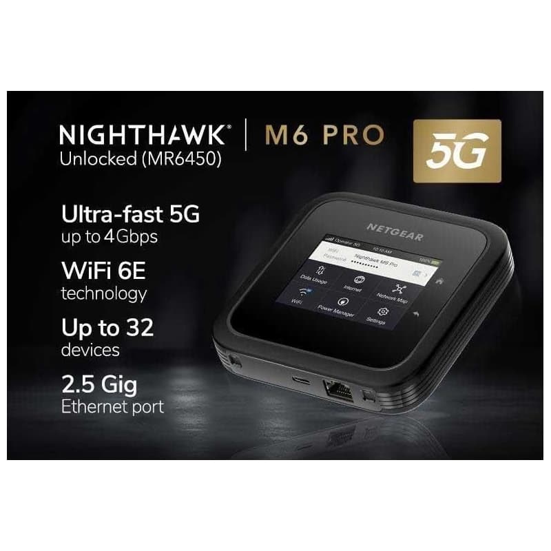 Netgear M6 5G Wifi 6 Mobile Hotspot Router 1