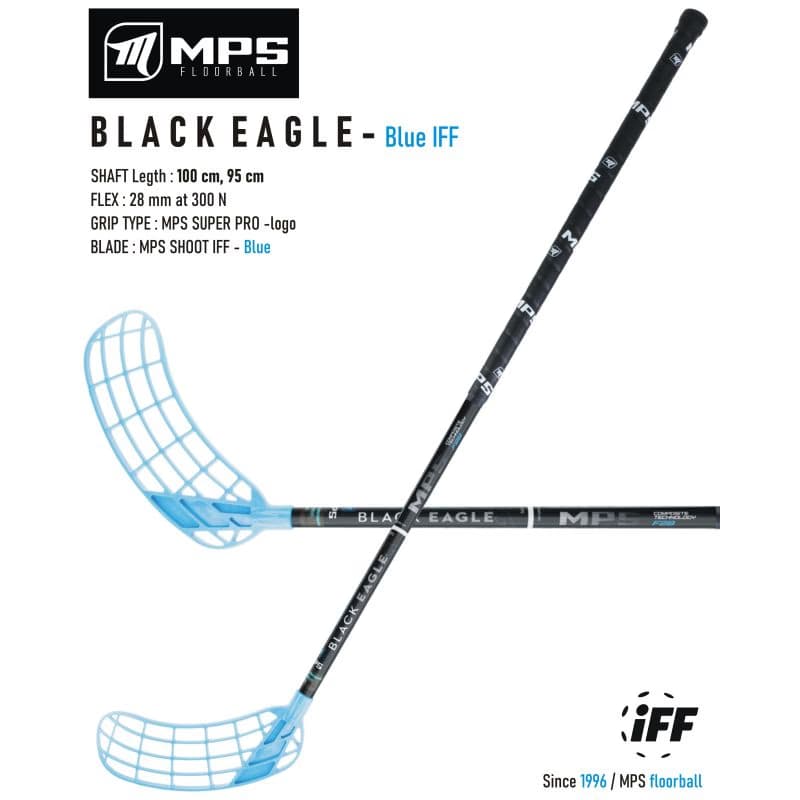 Florbalová hokejka MPS Florbalová hokejka BLACK EAGLE - BL100 L 2