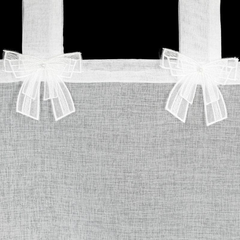 ArtFir Krátka záclona ALEXANDRA PU | biela 150 x 30 cm 5
